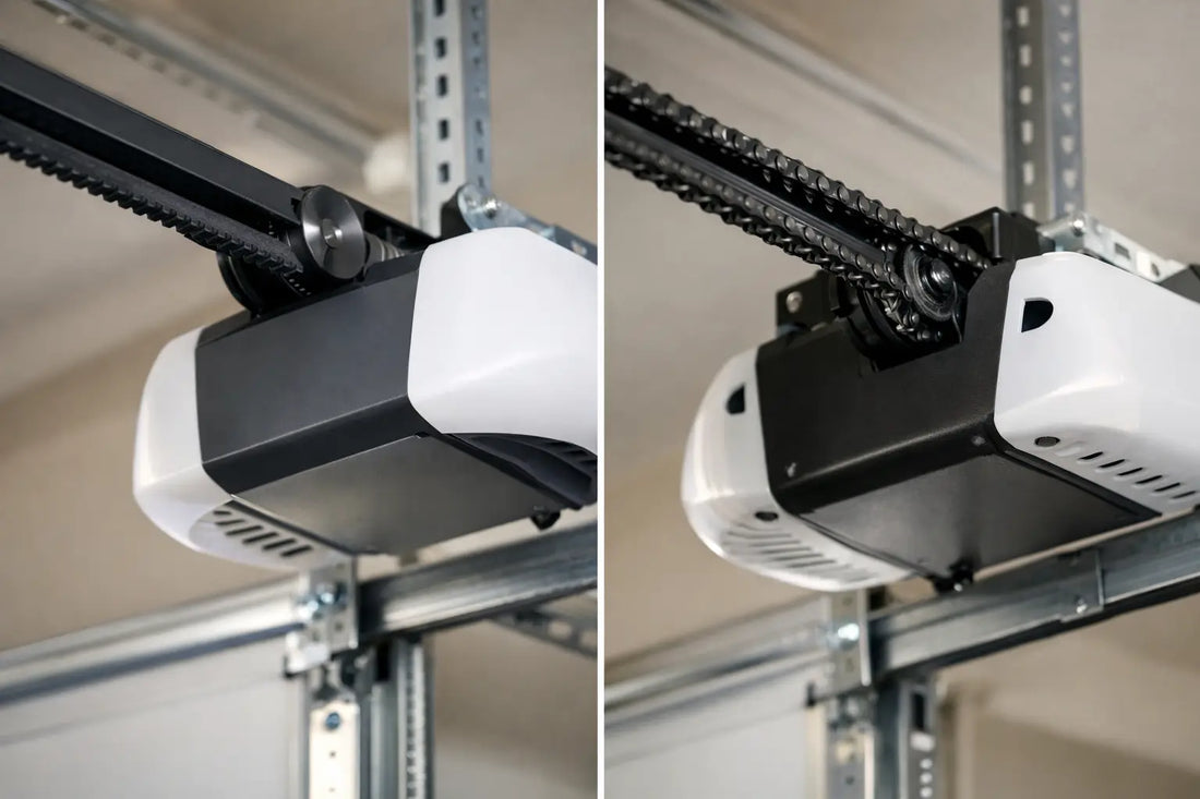 Belt Drive vs Chain Drive Opener Compared